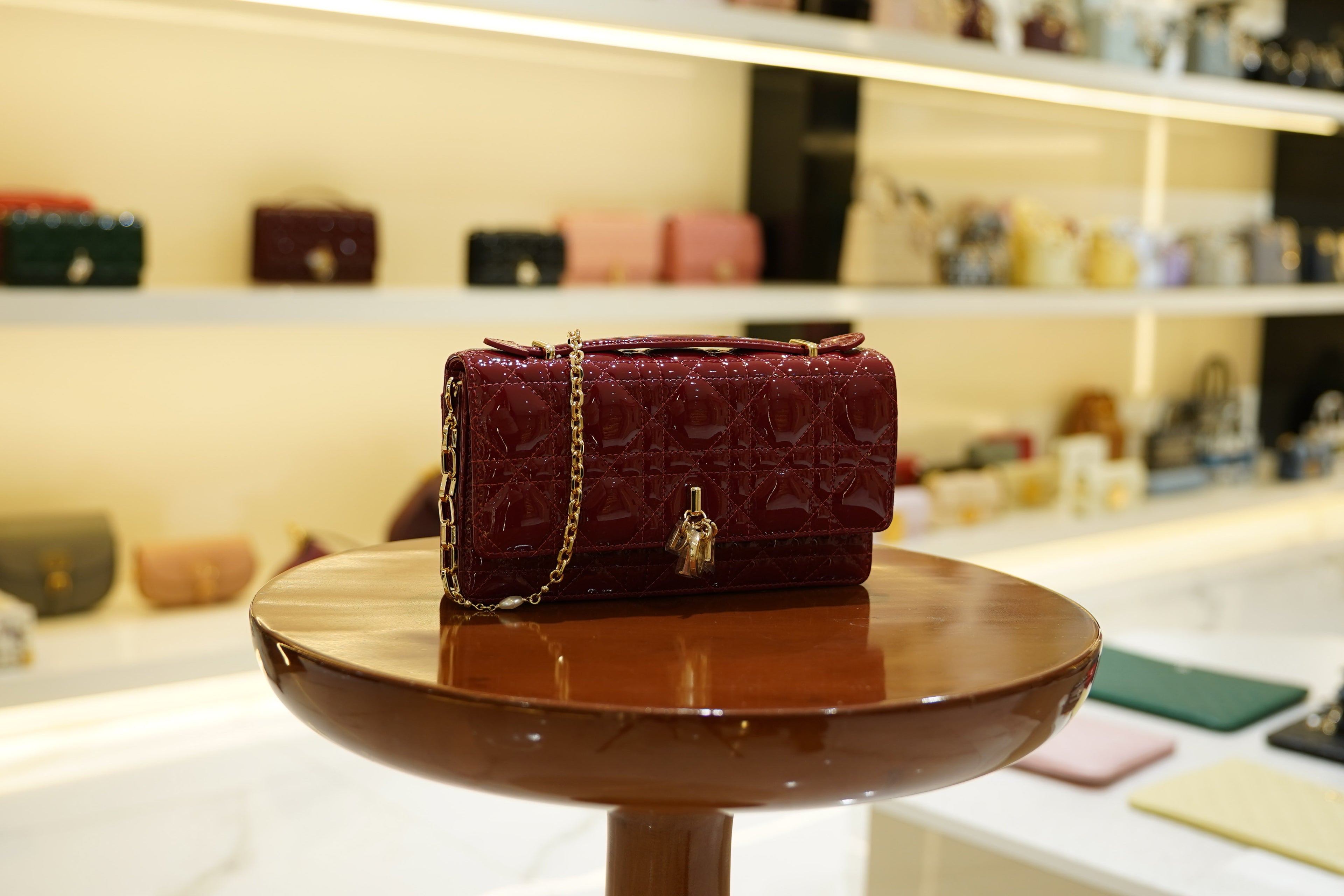 Dior | My Dior Mini Bag – Patent Leather – Red – Gold Hardware