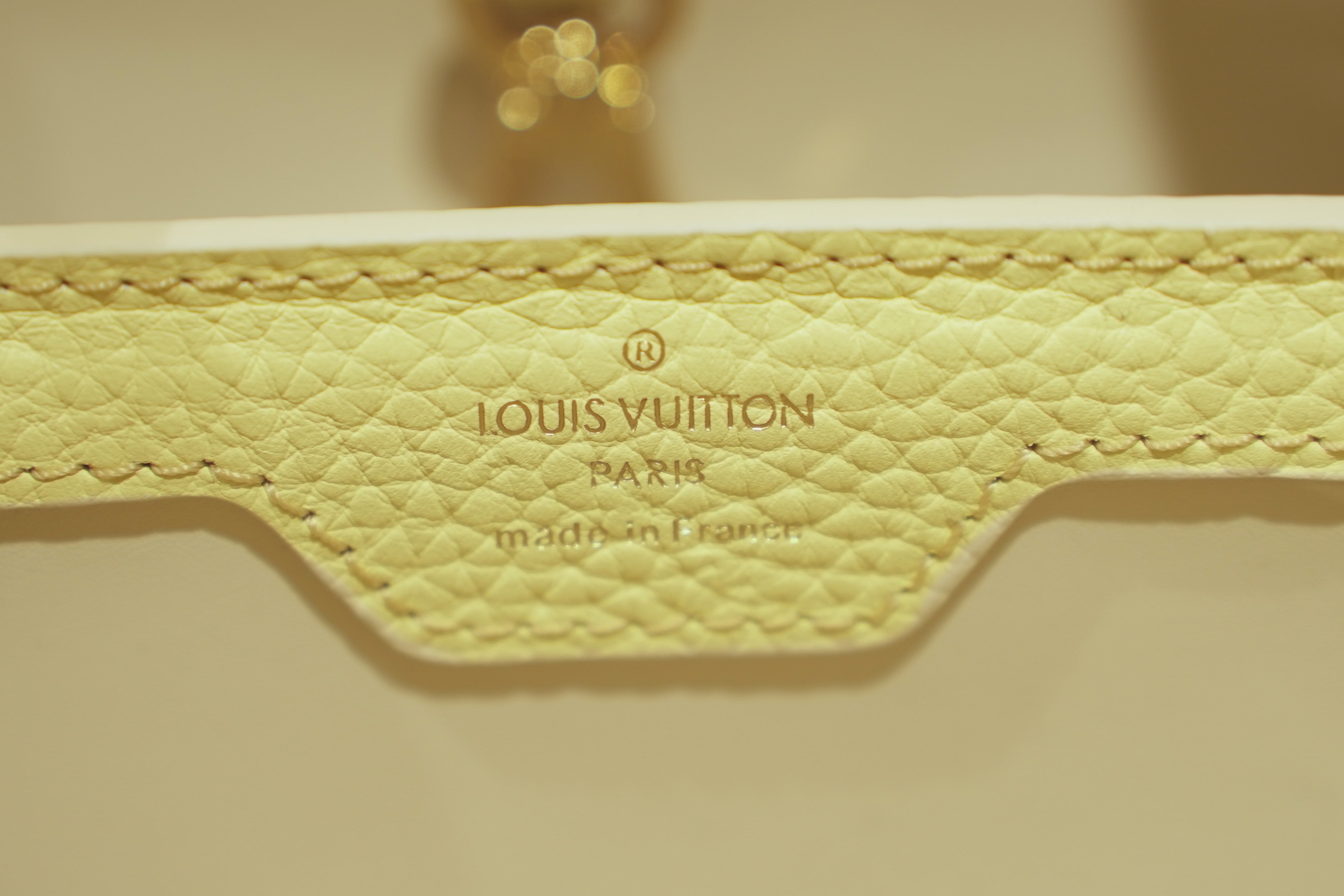 Louis Vuitton | Capucines – Leather – Yellow – Gold Hardware
