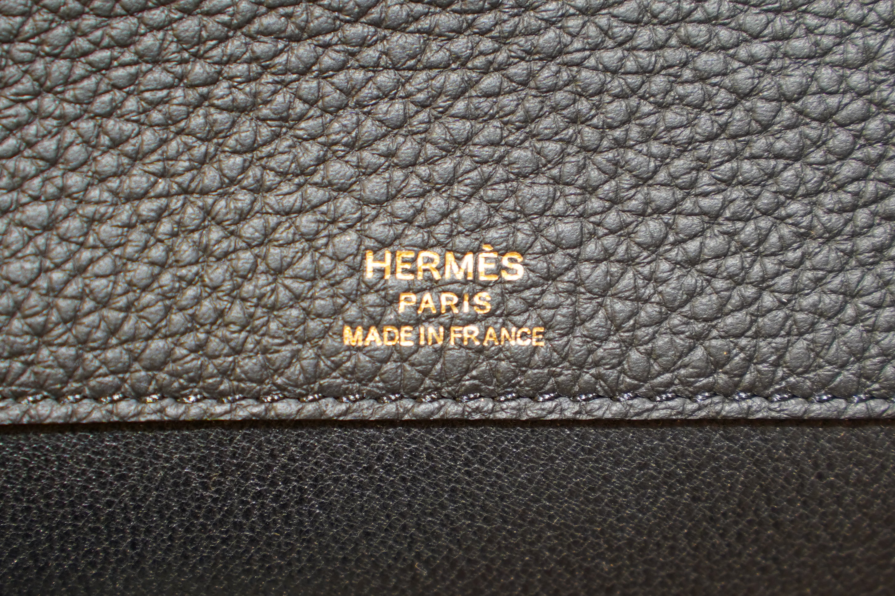 Hermes | Kelly Depeches 25 – Epsom – Black – Gold Hardware