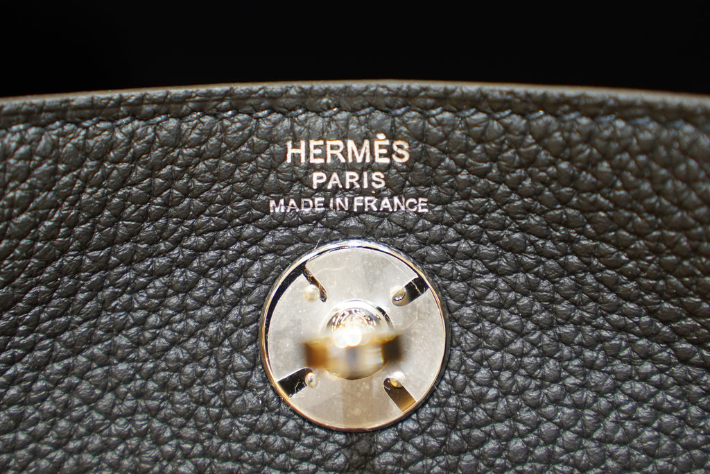 Hermes | Lindy Mini – Leather – Black – Silver Hardware