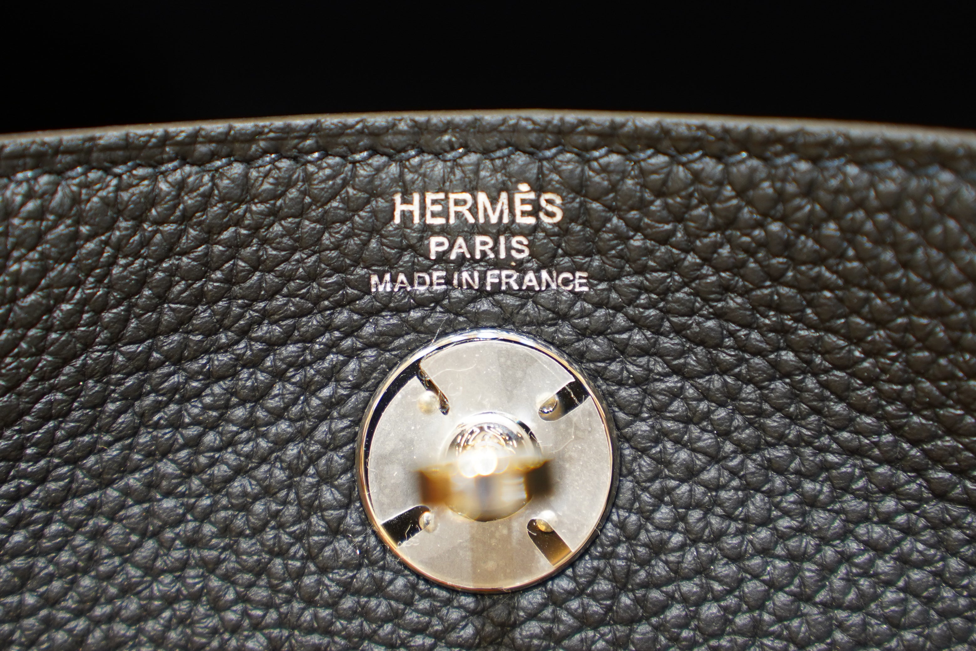 Hermes | Lindy Mini – Leather – Black – Silver Hardware
