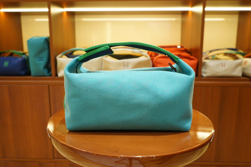 Hermes | Bride a Brac Large – Canvas – Blue – Silver Hardware