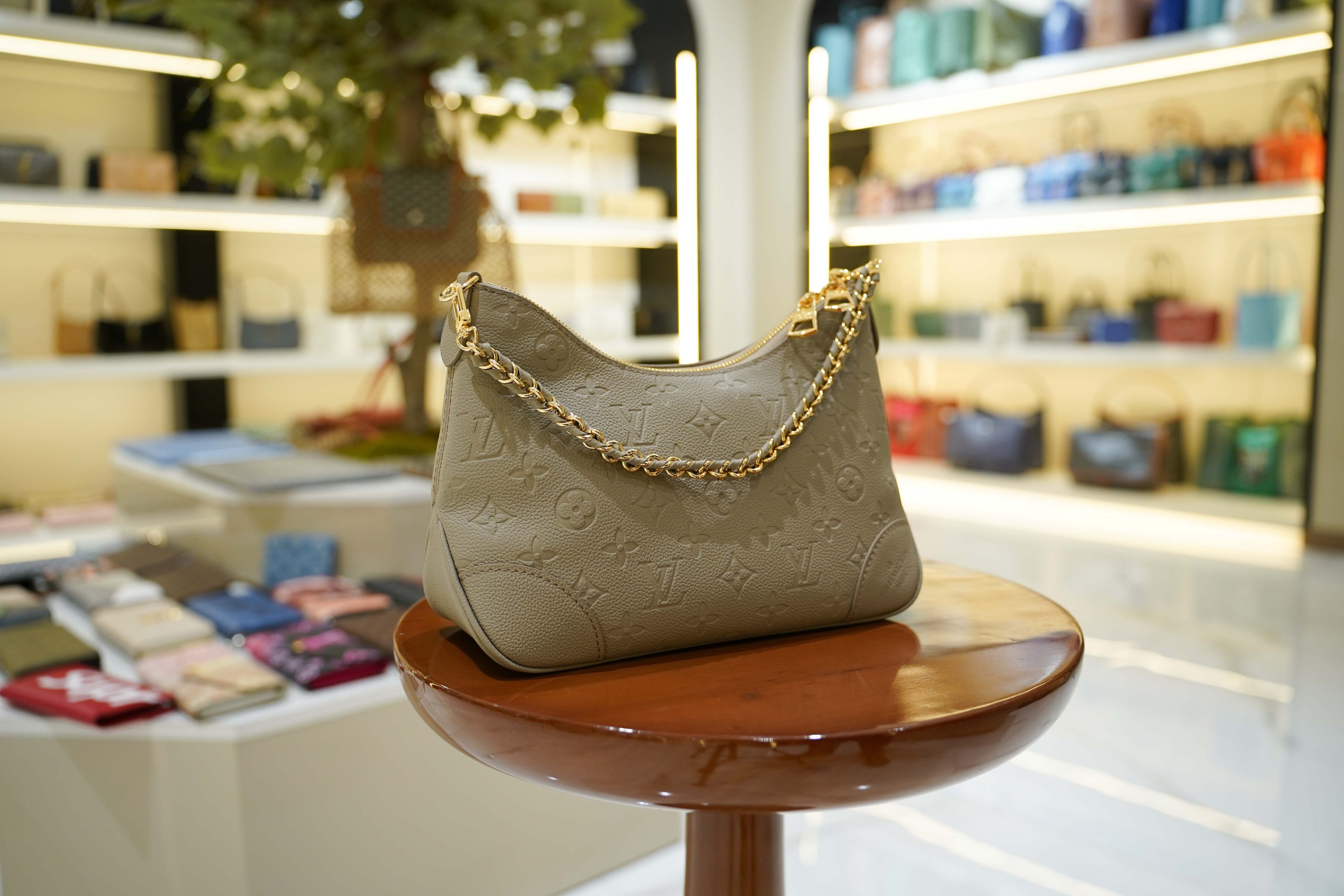Louis Vuitton | Hobo Bag – Leather – Beige – Gold Hardware