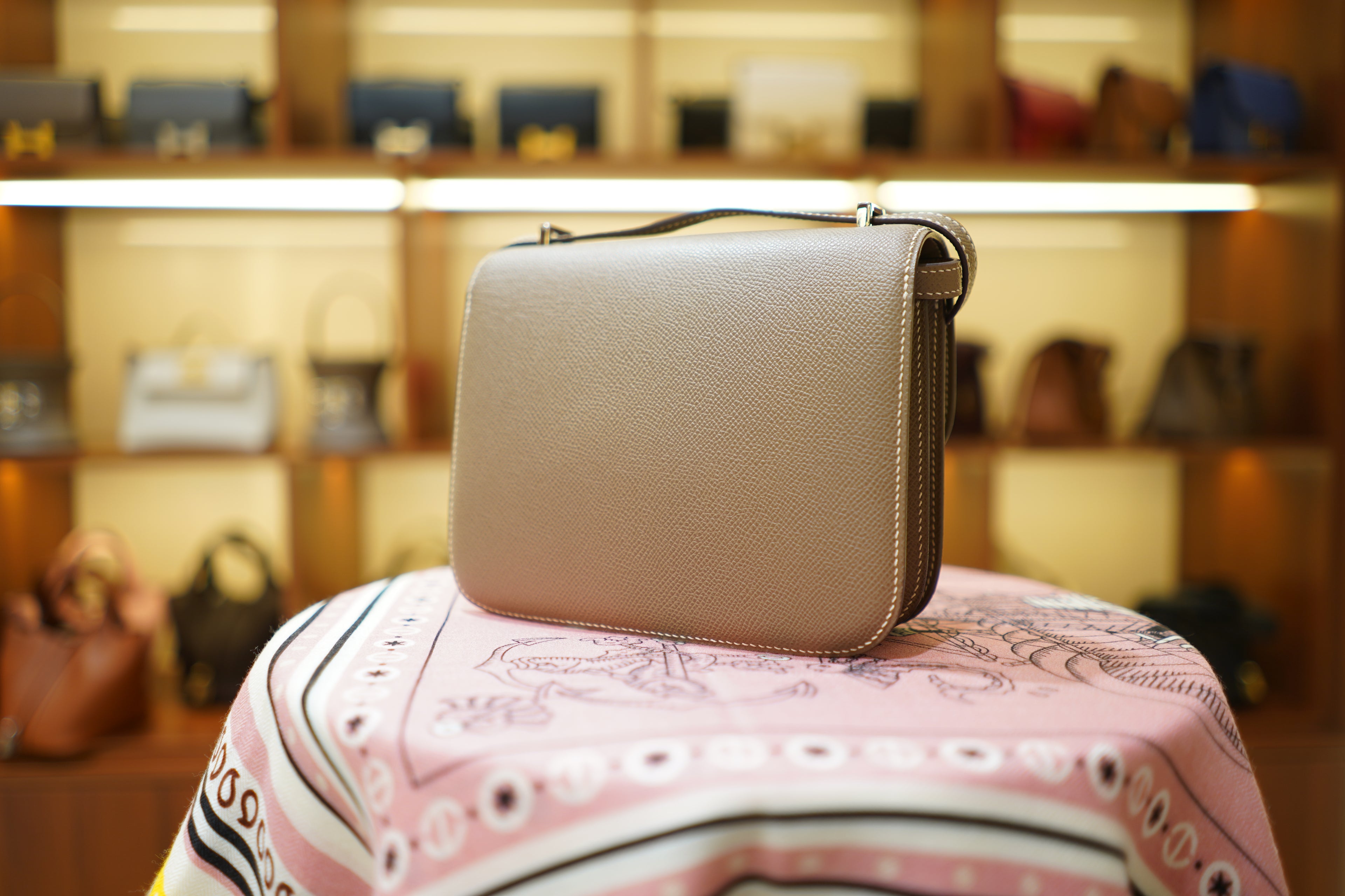 Hermes | Constance – Epsom – Beige – Silver Hardware