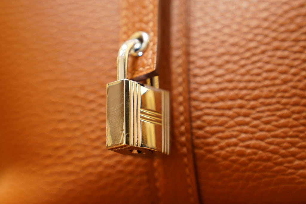Hermès | Picotin Lock – Mittel – Togo – Braun – Silberne Hardware