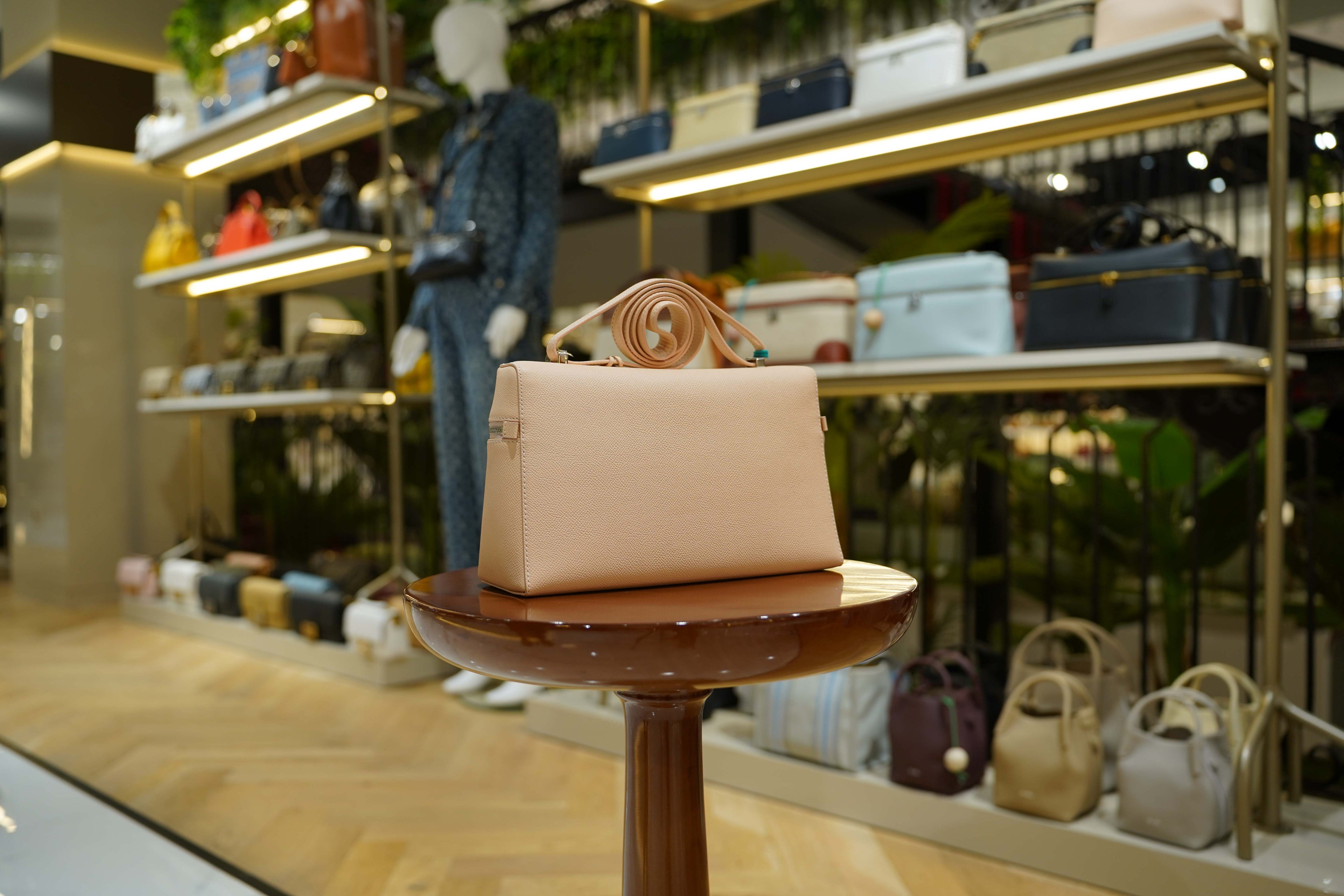Loro Piana | Extra Bag L27 – Leather – Pink – Silver Hardware