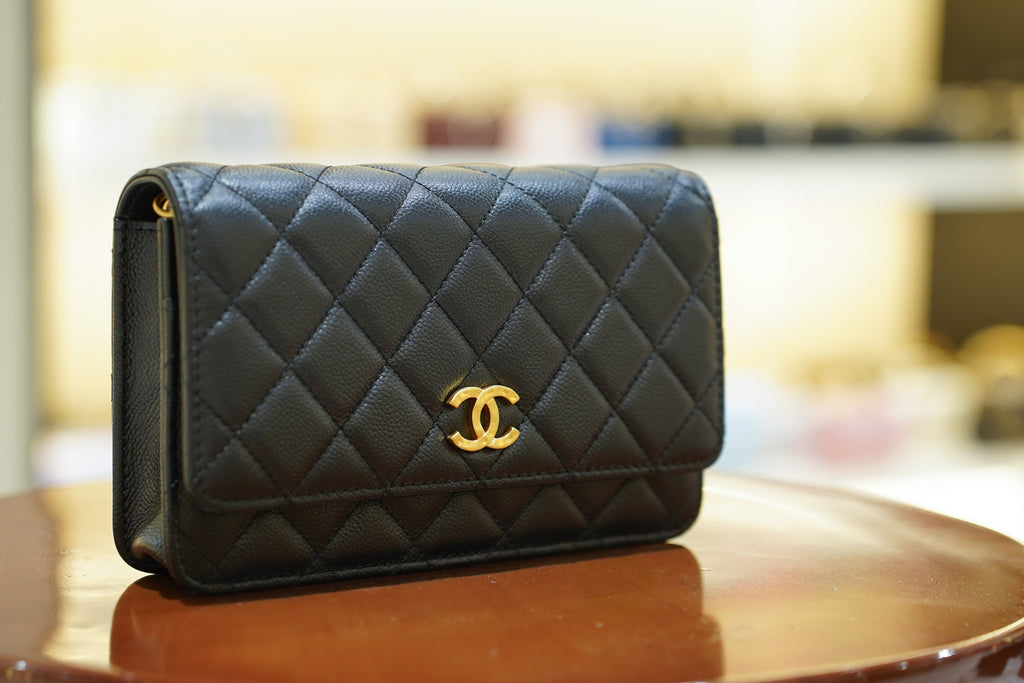 Chanel | Wallet on Chain – Lambskin – Black – Gold Hardware