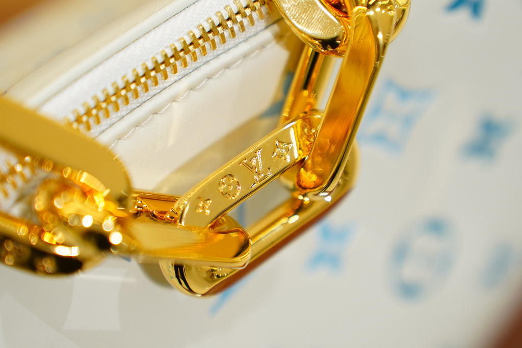 Louis Vuitton | Coussin Medium – Leather – Cream – Gold Hardware