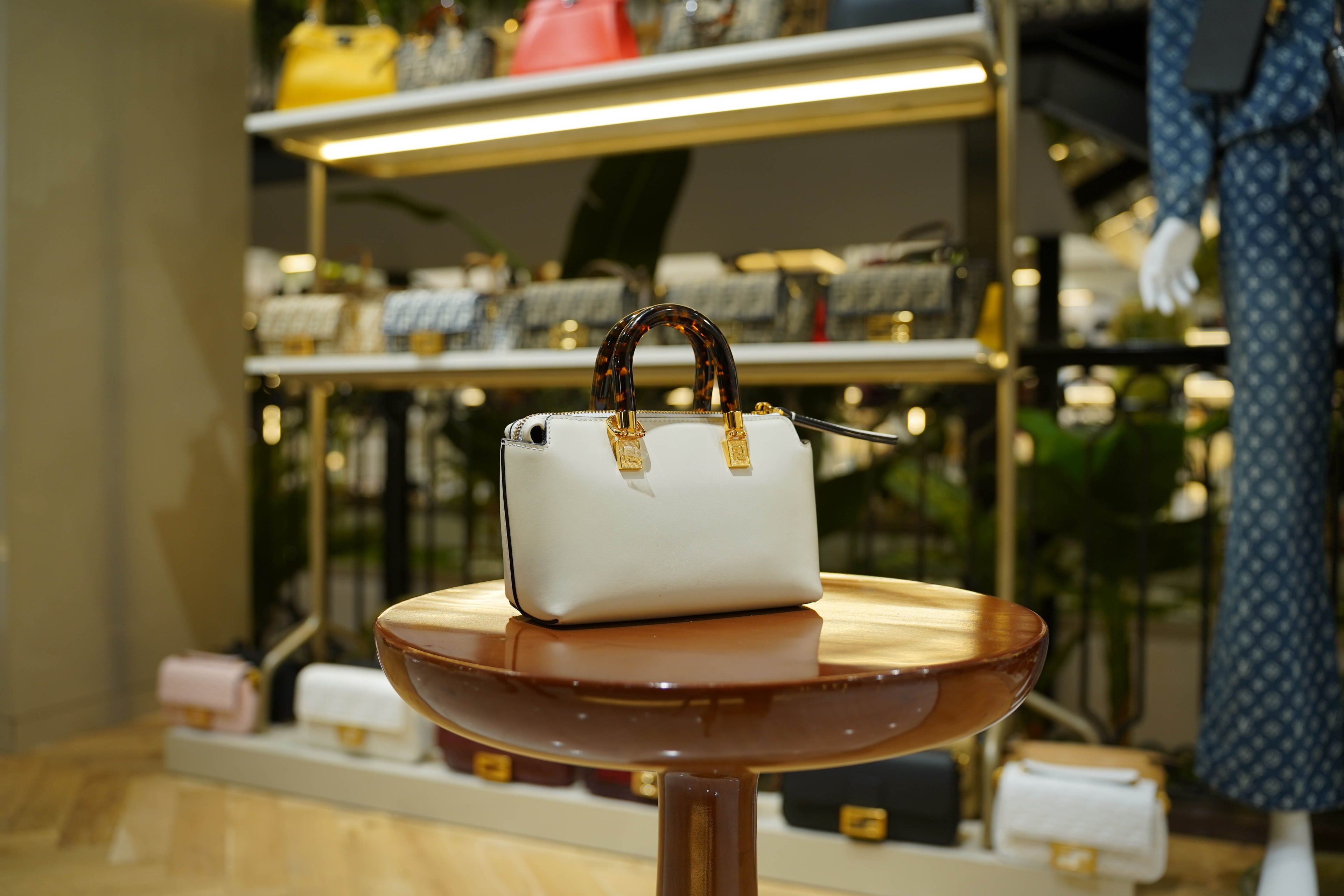 Fendi | By The Way Bag – Leather – White – Gold Hardware