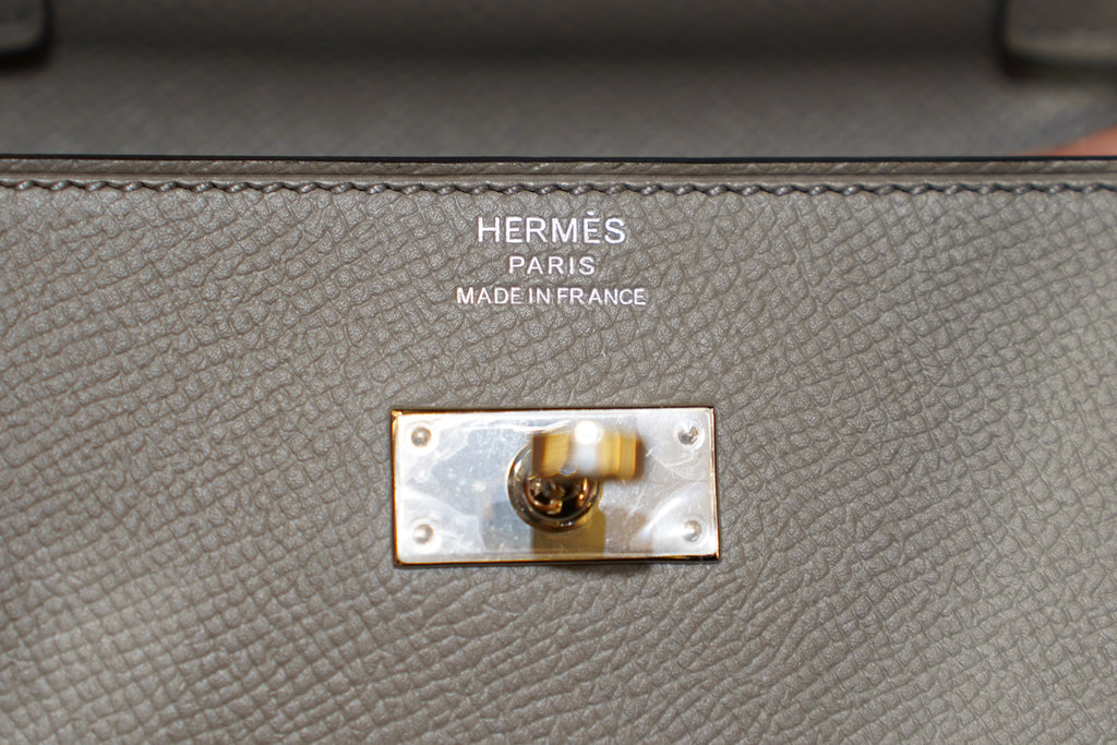 Hermes | Kelly To Go Wallet – Epsom – Grey – Silver Hardware