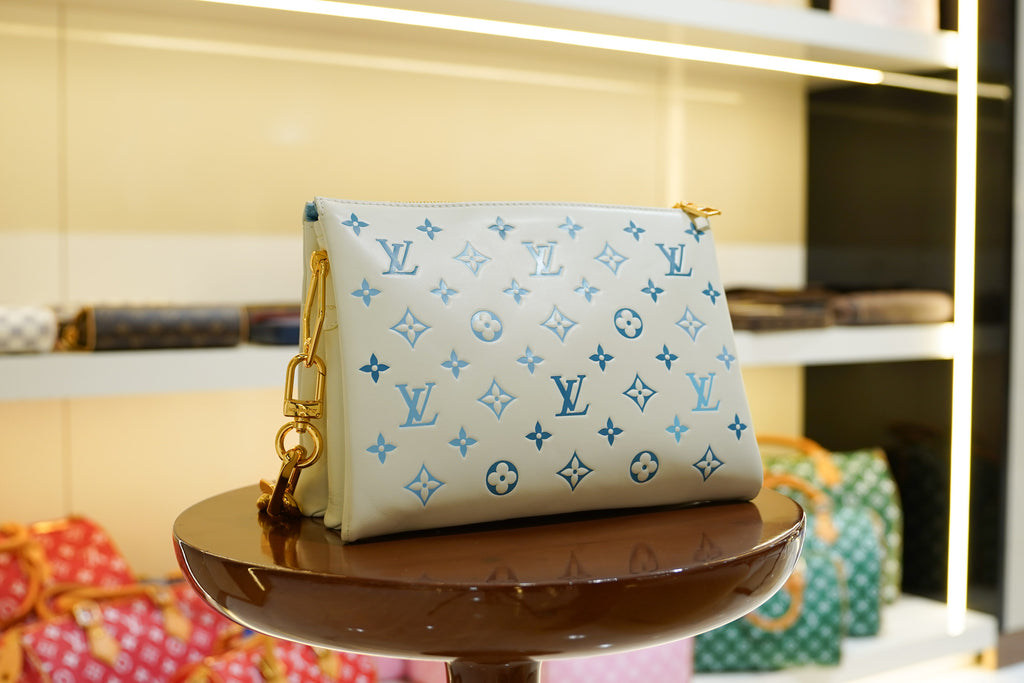 Louis Vuitton | Coussin Medium – Leather – Cream – Gold Hardware