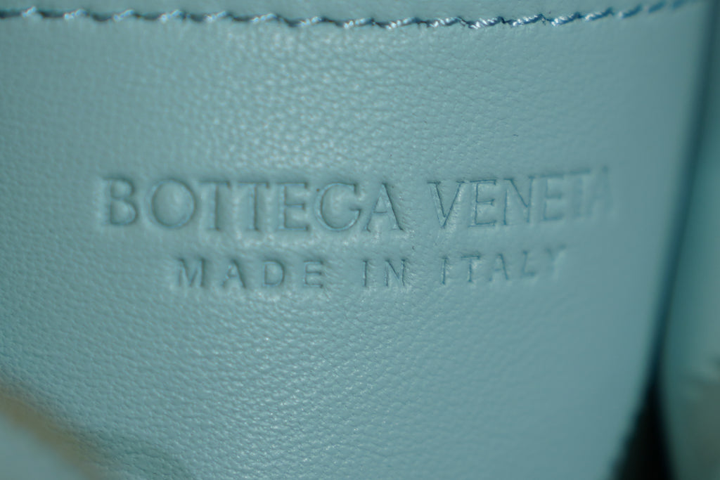 Bottega Veneta | Mini Jodie (Mini) – Lambskin – Aqua – Gold Hardware