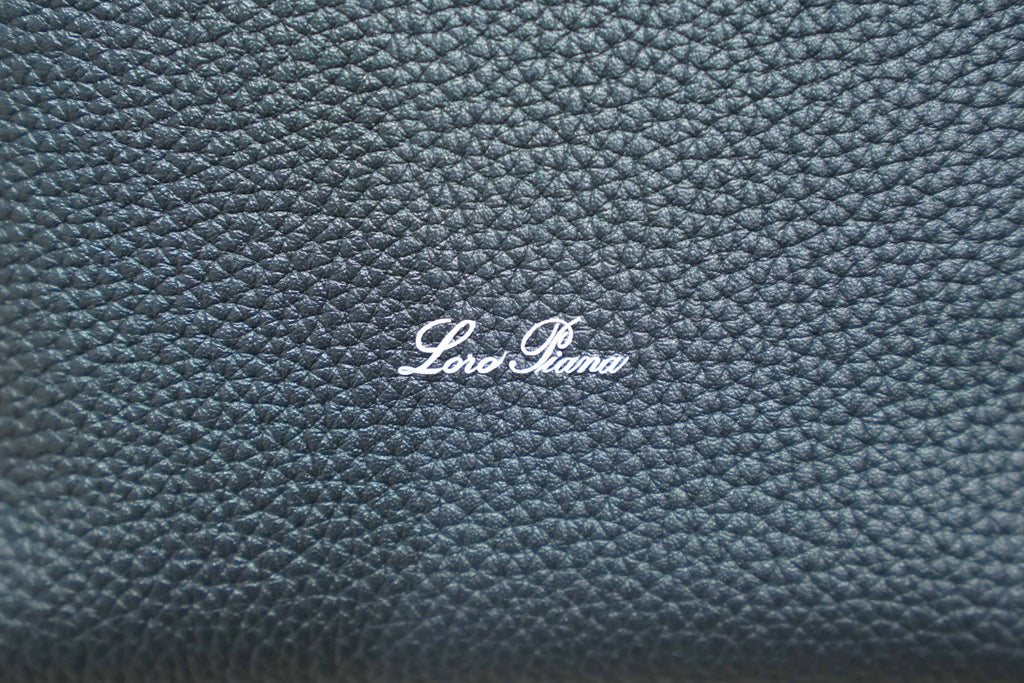 Loro Piana | Bale Bag (Small) – Leather – Black – Gold Hardware