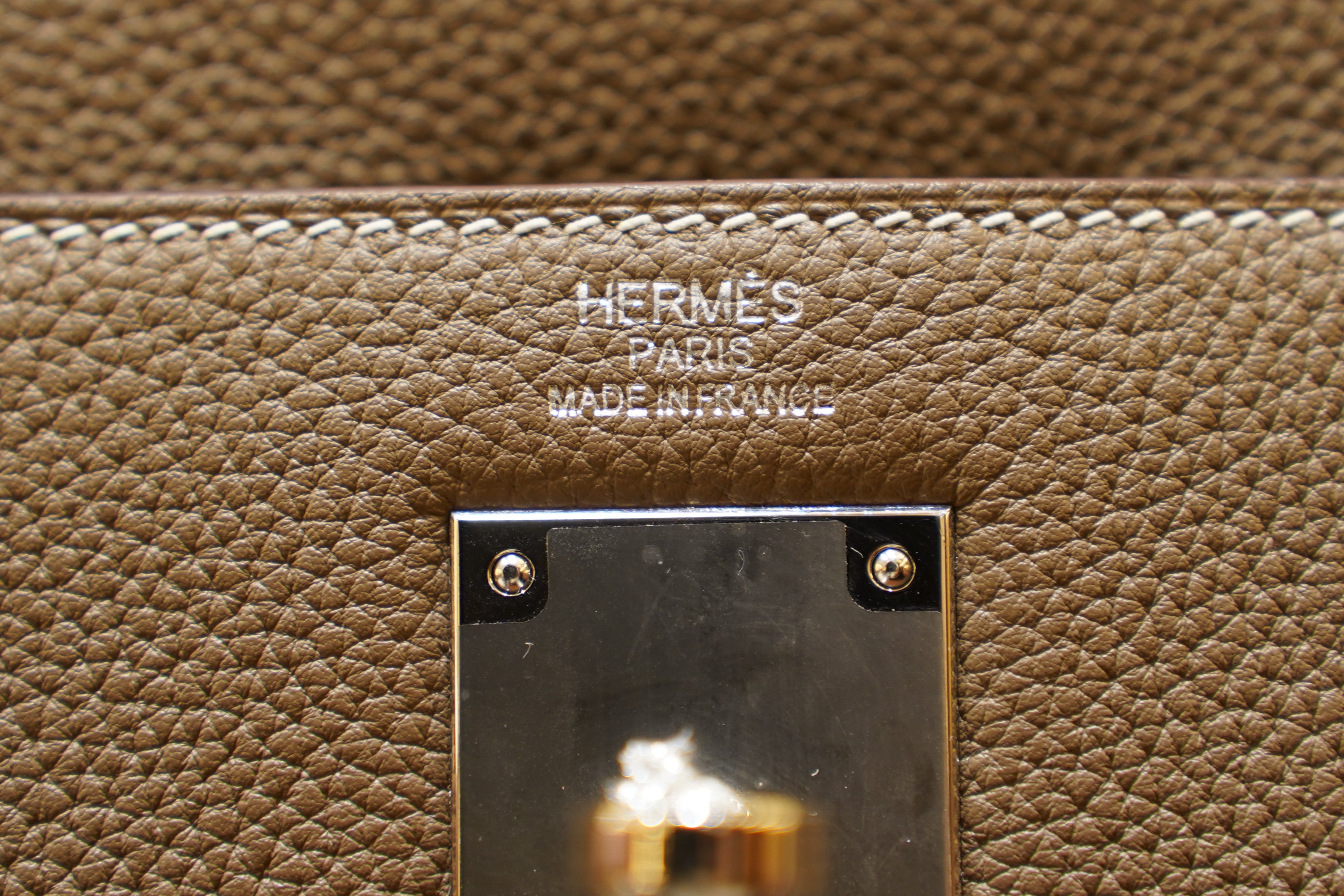 Hermes | Kelly Messenger – Togo – Beige – Silver Hardware
