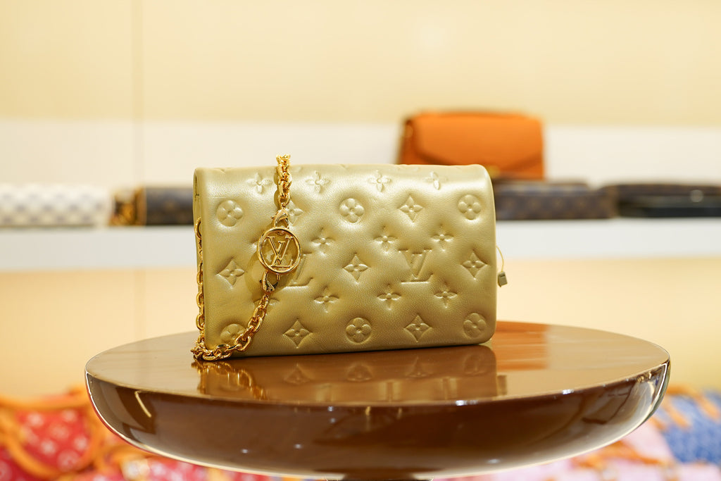 Louis Vuitton | Coussin-Mini – Leather – Gold – Gold Hardware