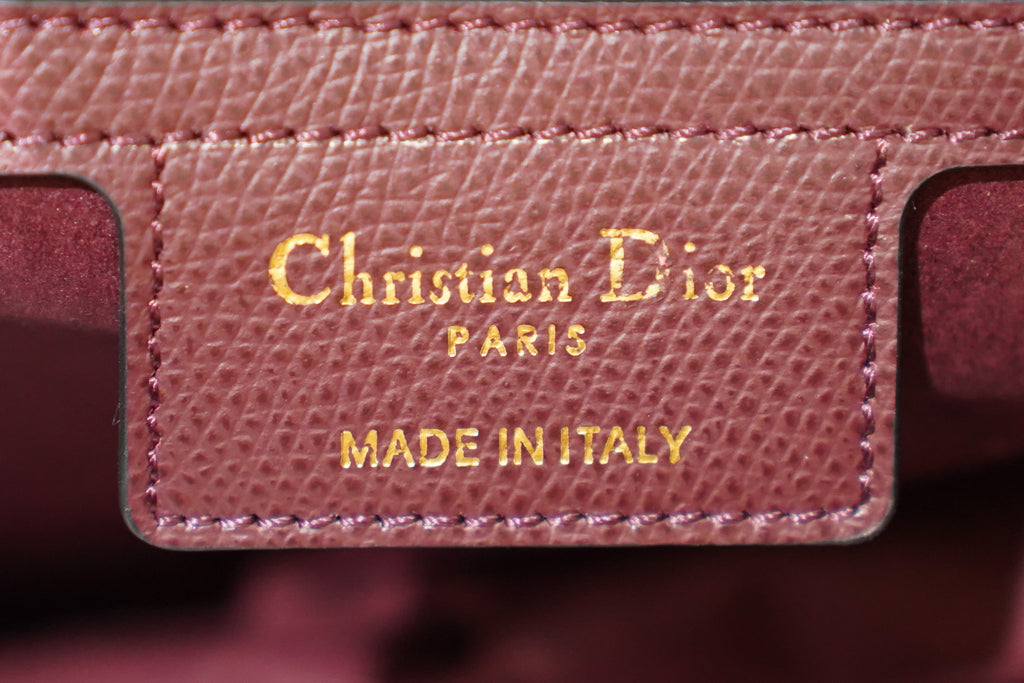 Dior | Saddle Bag (Large) – Leather – Burgundy – Gold Hardware