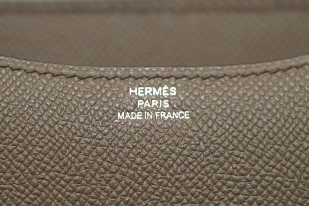 Hermes | Constance – Epsom – Grey – Gold Hardware