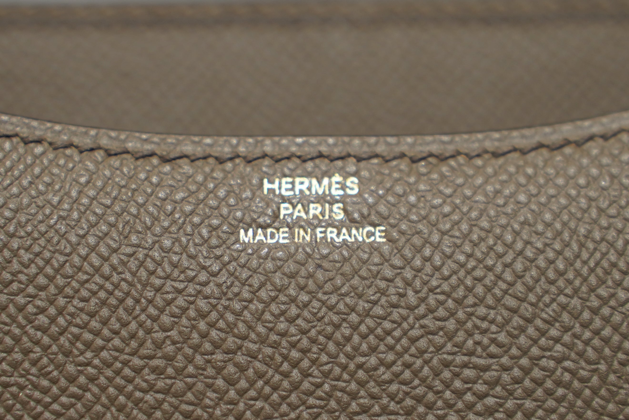 Hermes | Constance – Epsom – Grey – Gold Hardware