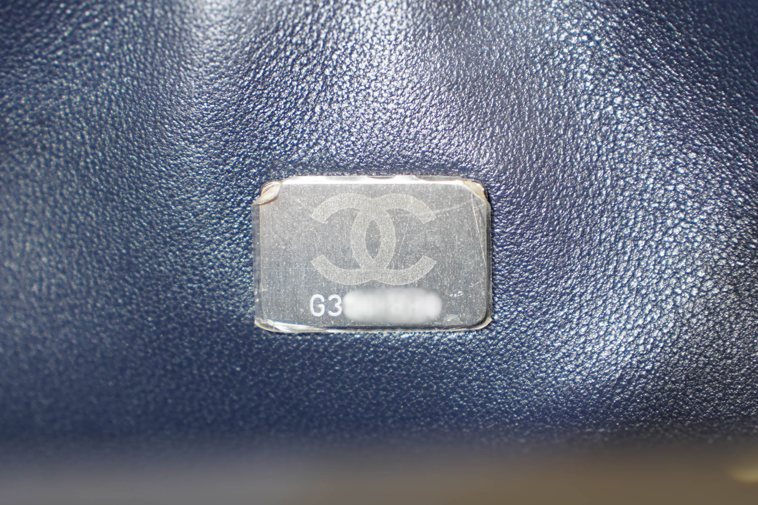 Chanel | Square Mini Flap Bag – Leather – Navy – Gold Hardware