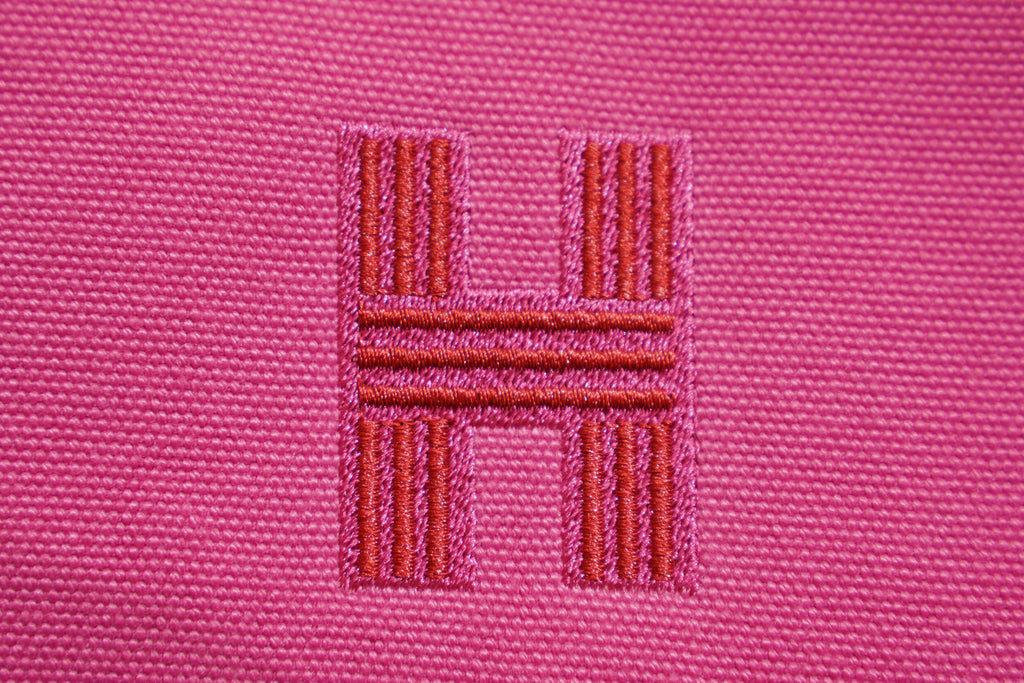 Hermes | Bride a Brac Large – Canvas – Pink – Orange Hardware