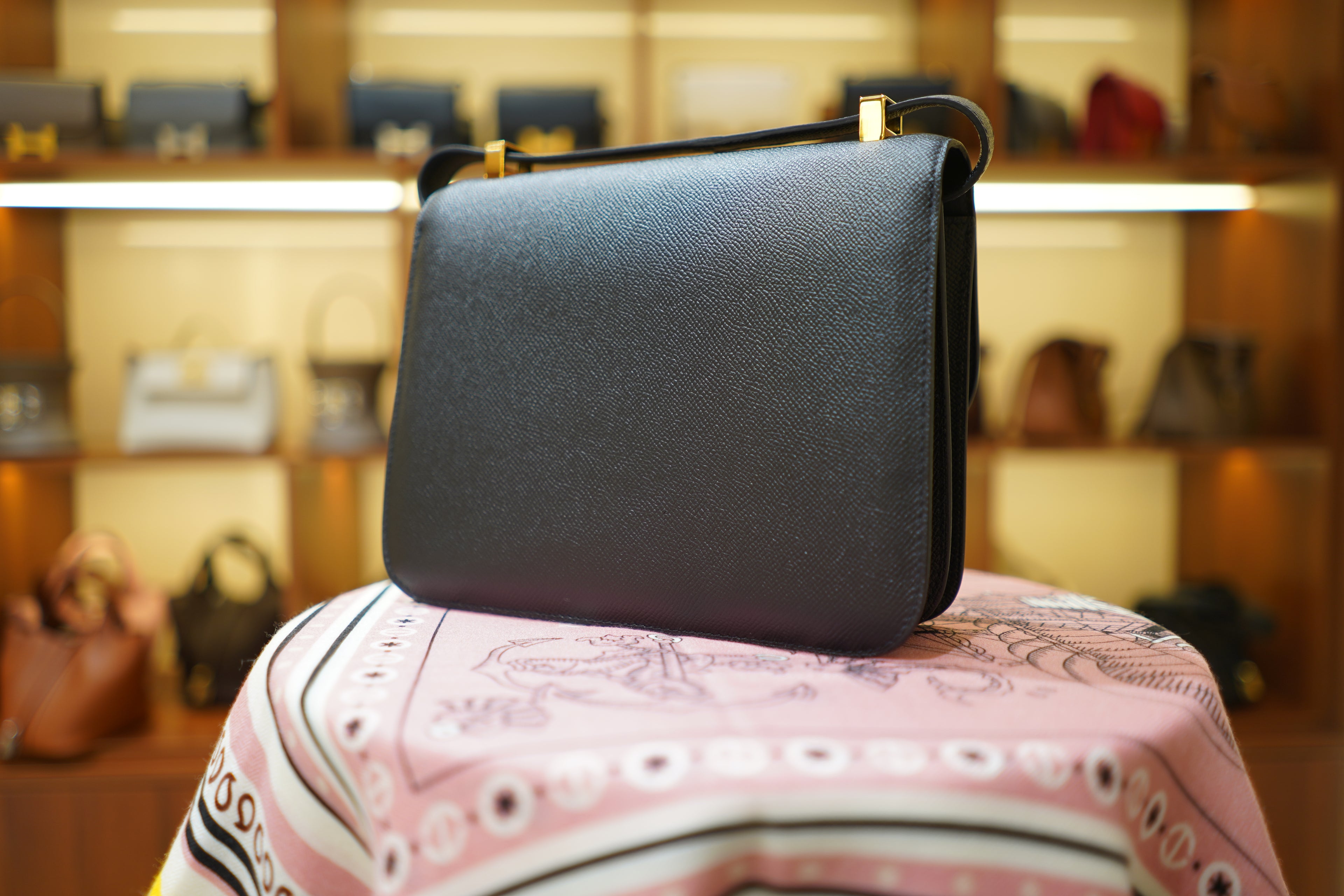 Hermes | Constance – Epsom – Black – Gold Hardware