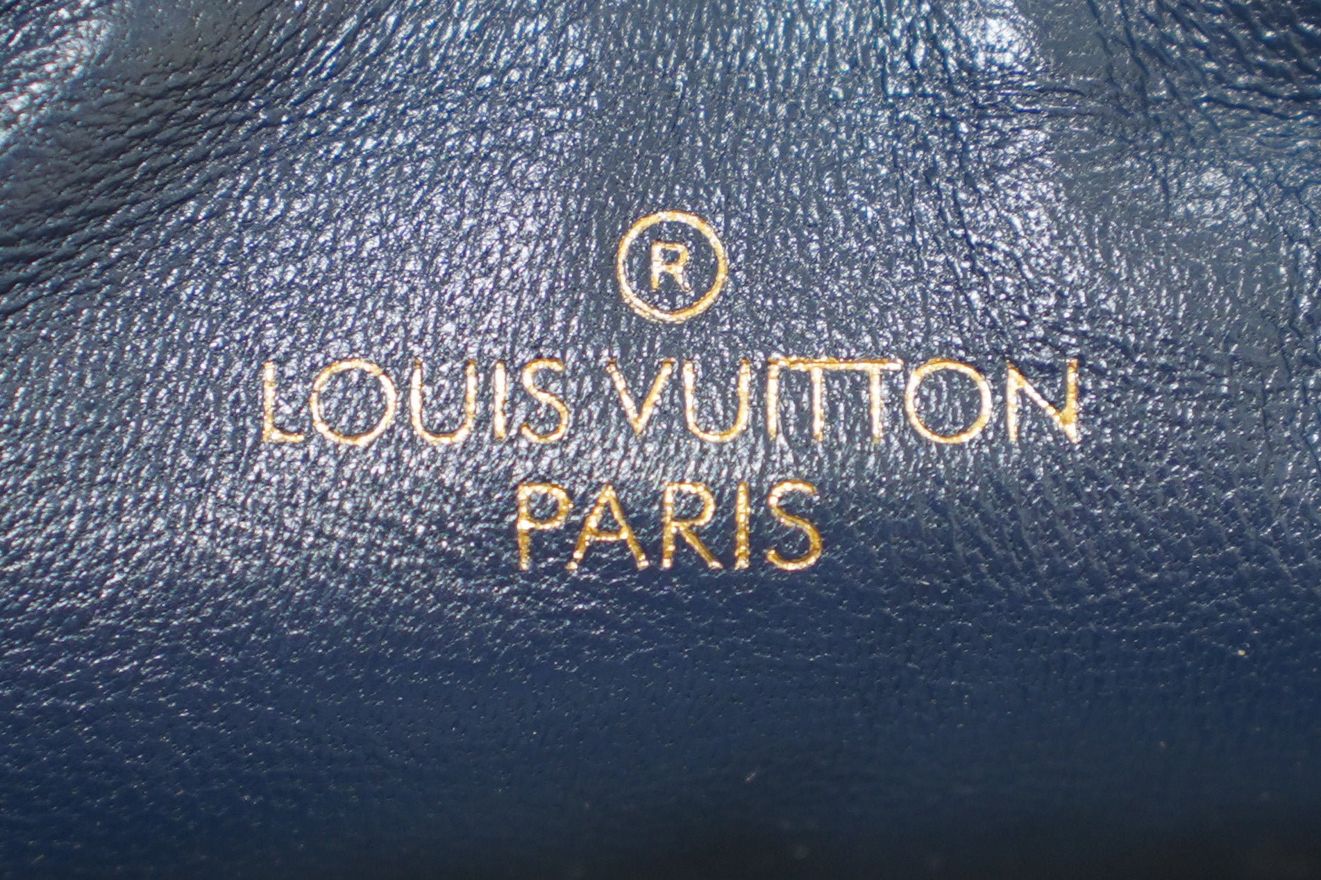Louis Vuitton | Coussin Medium – Leather – Navy – Gold Hardware