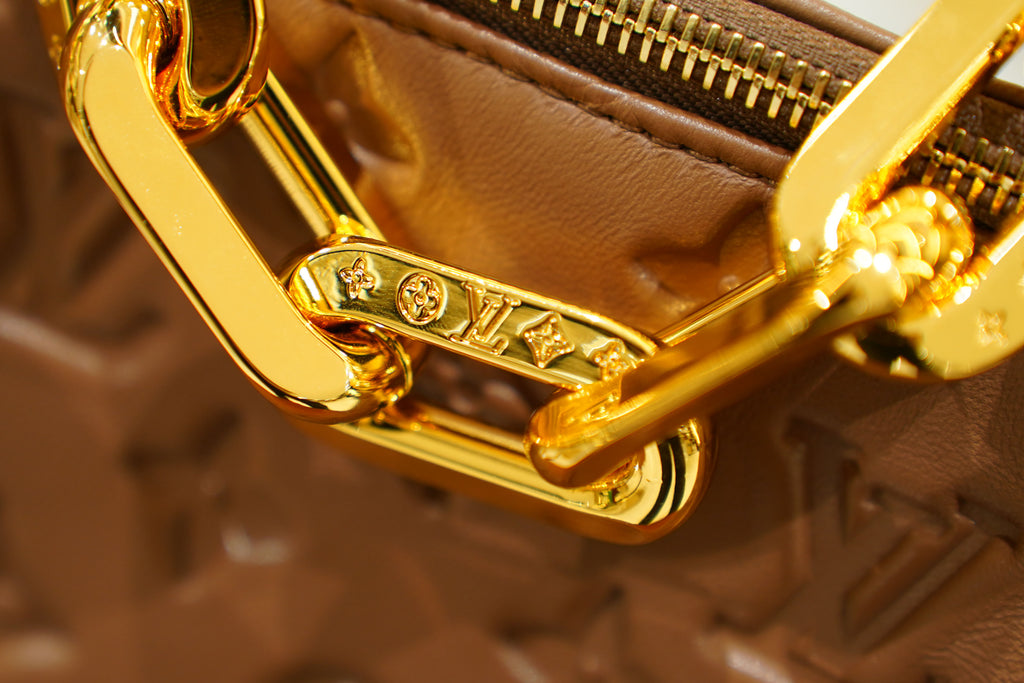 Louis Vuitton | Coussin Large – Leather – Brown – Gold Hardware