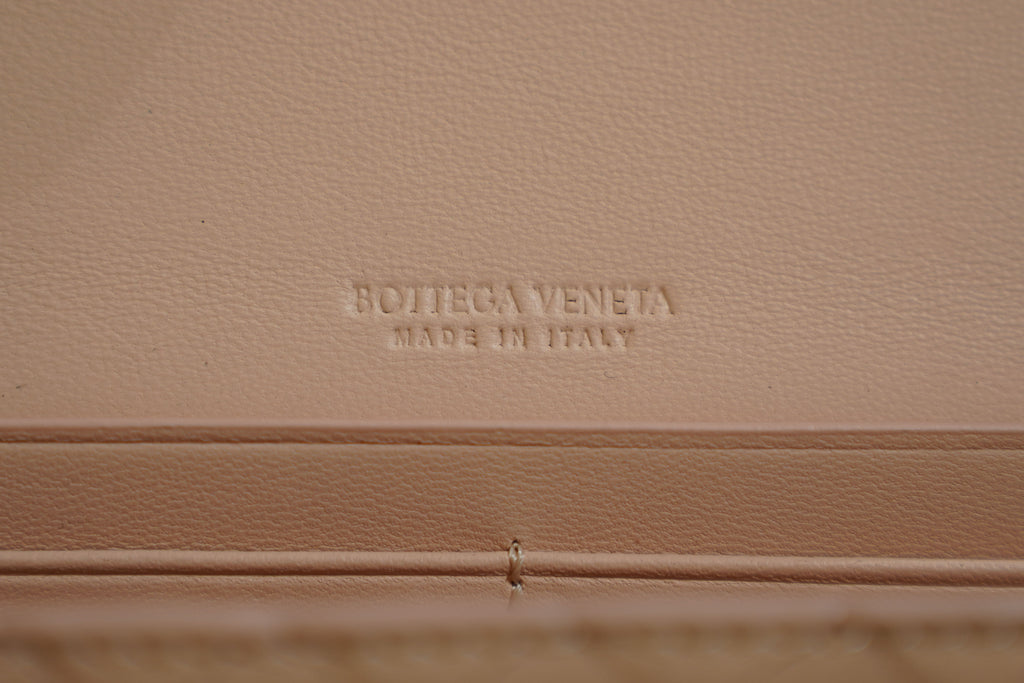Bottega Veneta | Andiamo Clutch Long – Leather – Blush – Gold Hardware