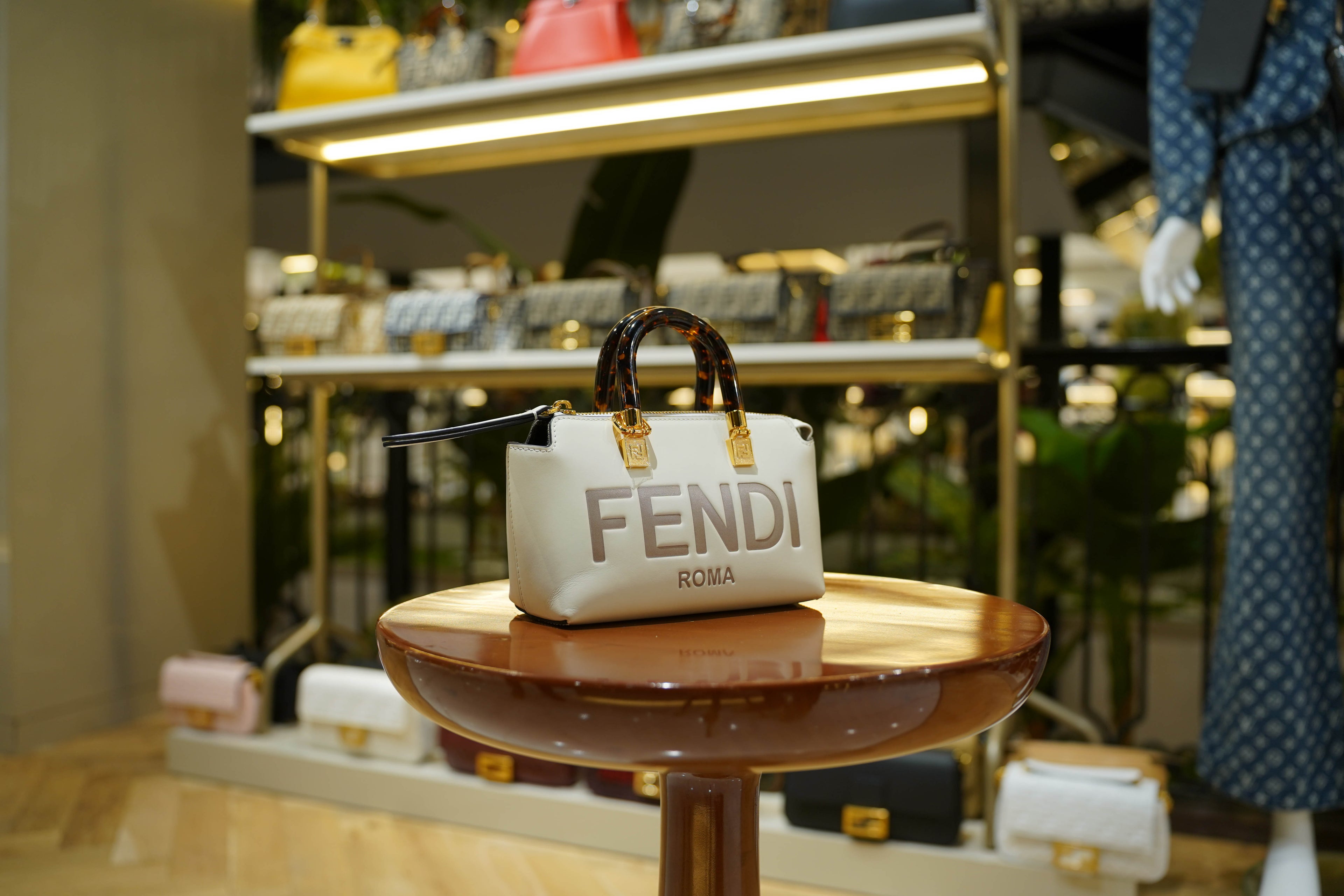 Fendi | By The Way Bag – Leather – White – Gold Hardware