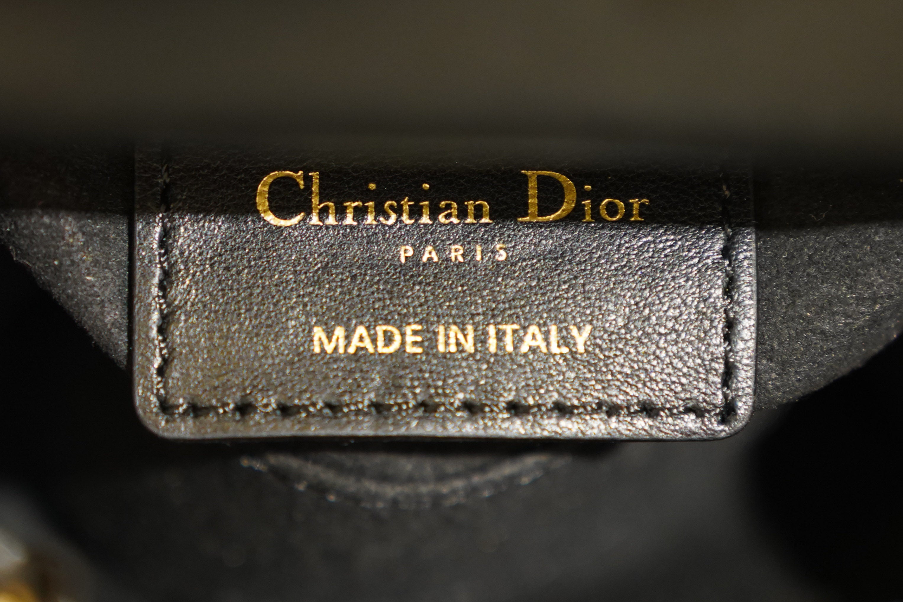 Dior | Lady Dior (Mini) – Lambskin – Black – Gold Hardware