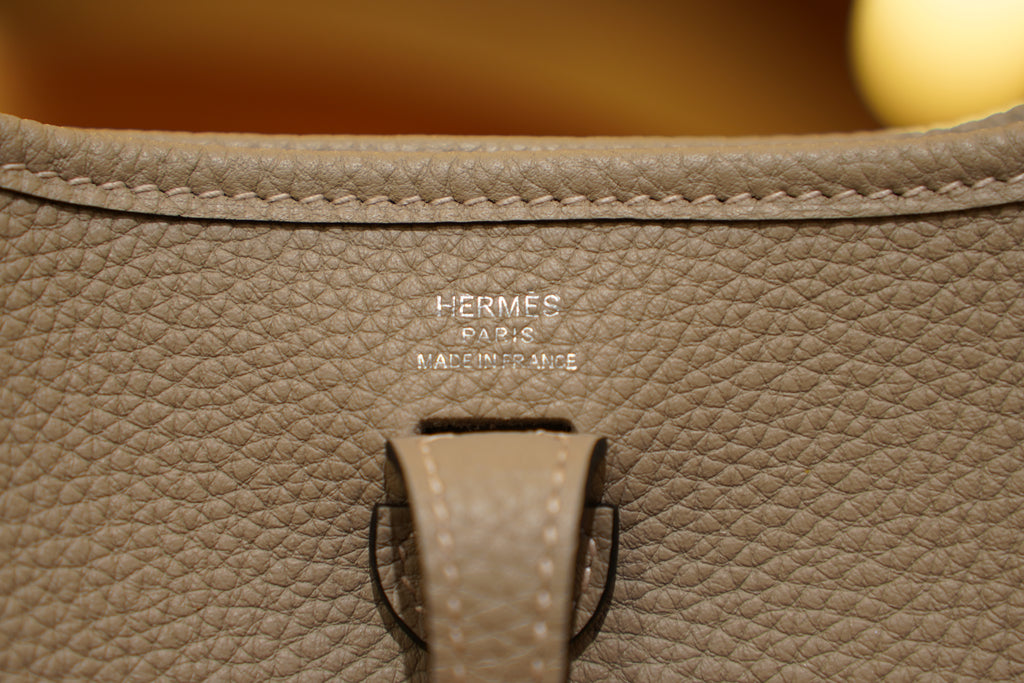 Hermes | Evelyne Small – Epsom – Beige – Silver Hardware