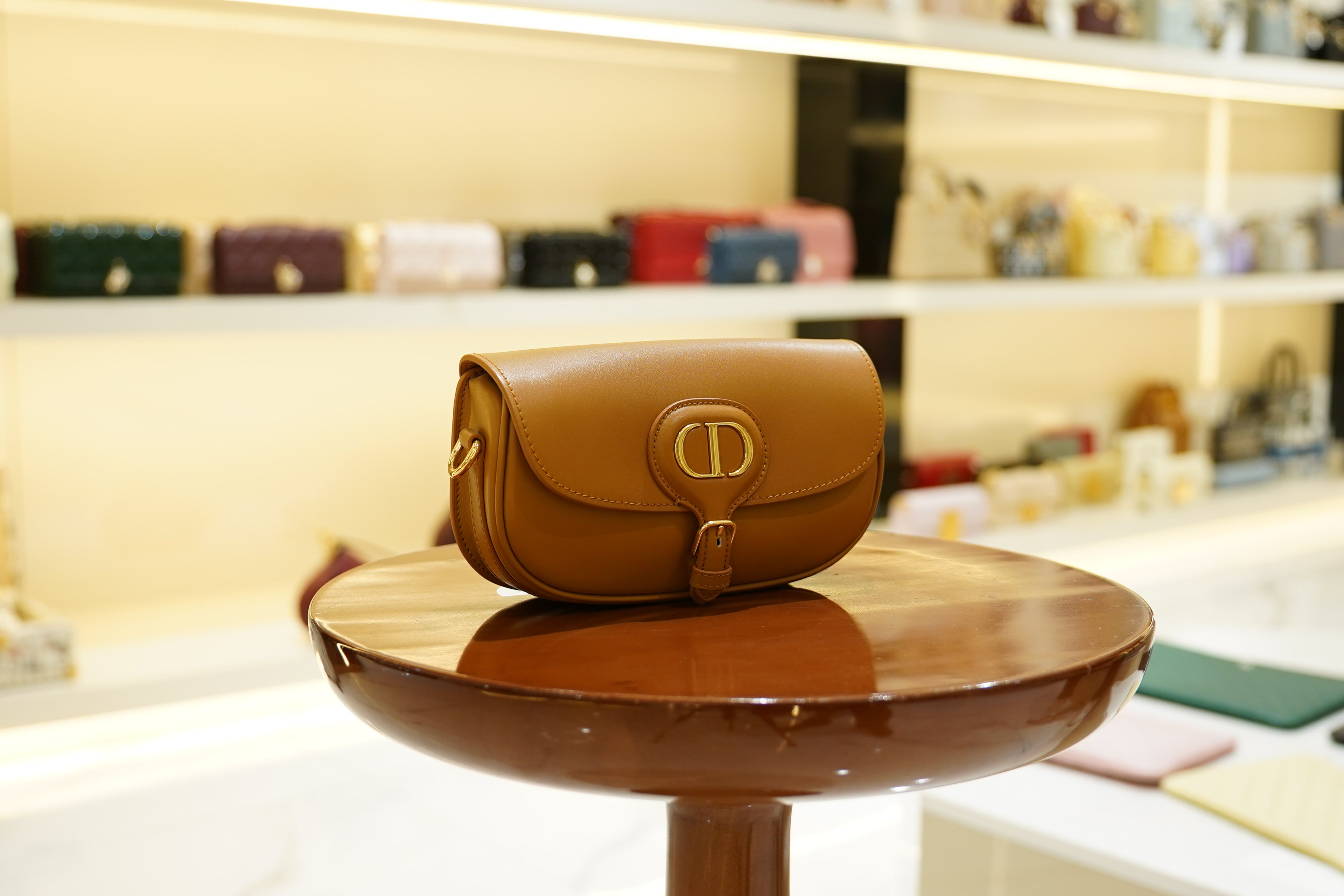 Dior | Bobby – Calfskin – Brown – Gold Hardware