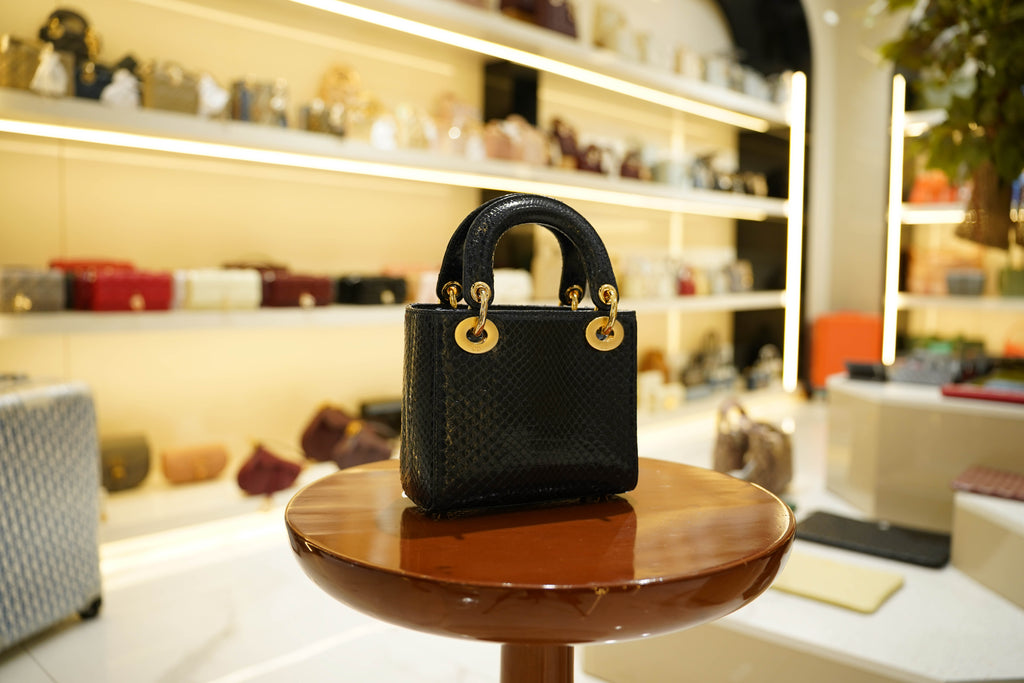 Dior | Lady Dior (Small) – Cannage Lambskin – Black – Gold Hardware
