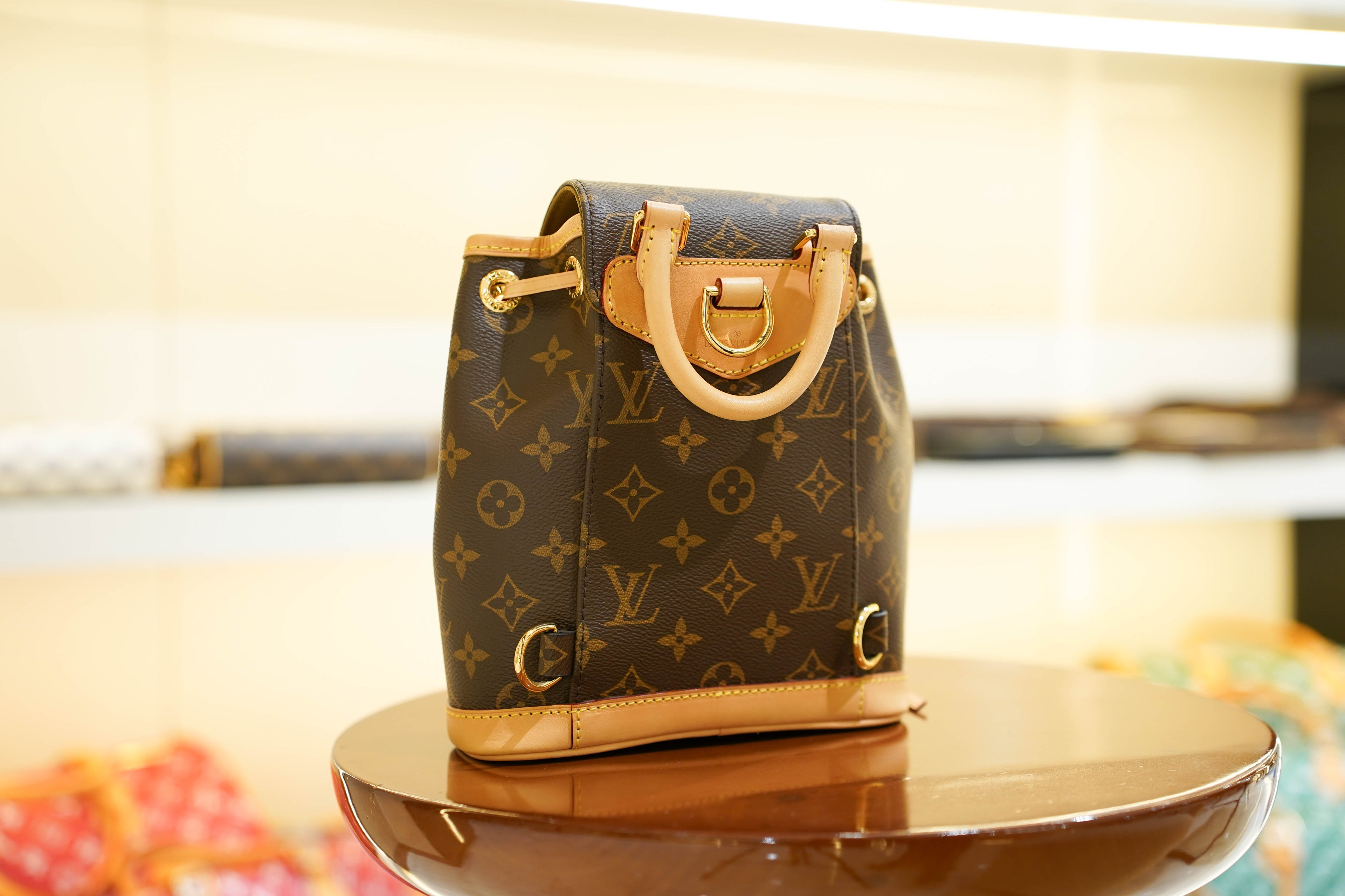Louis Vuitton | Montsouris – Canvas – Brown – Gold Hardware
