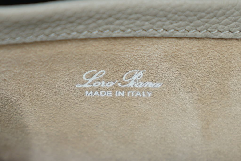 Loro Piana | Bale Bag (Small) – Leather – Beige – Silver Hardware