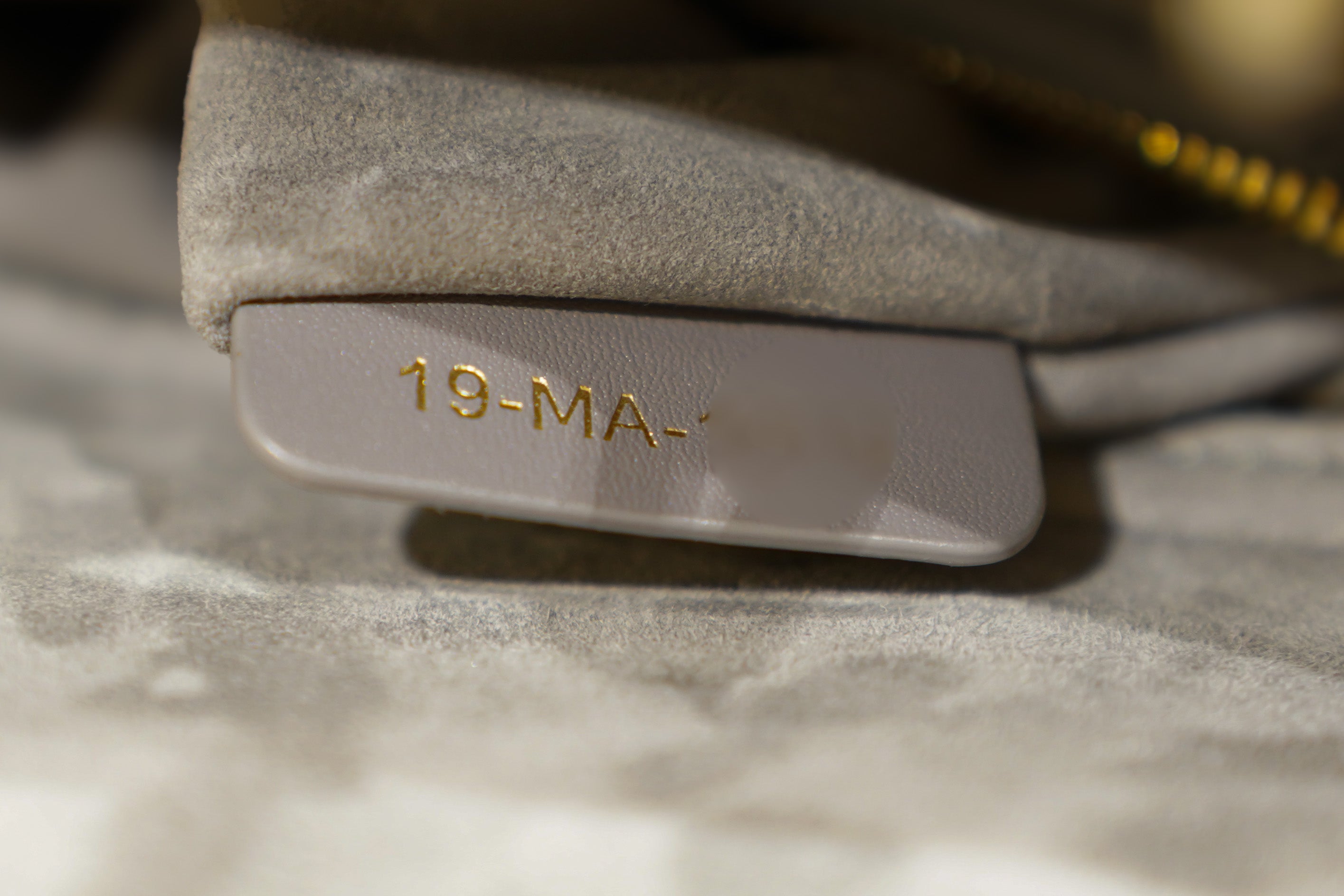 Dior | Lady Dior – Lambskin – Gray – Gold Hardware