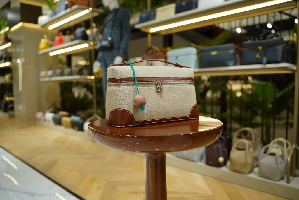 Loro Piana | Extra Bag L27 – Canvas – Beige – Gold Hardware