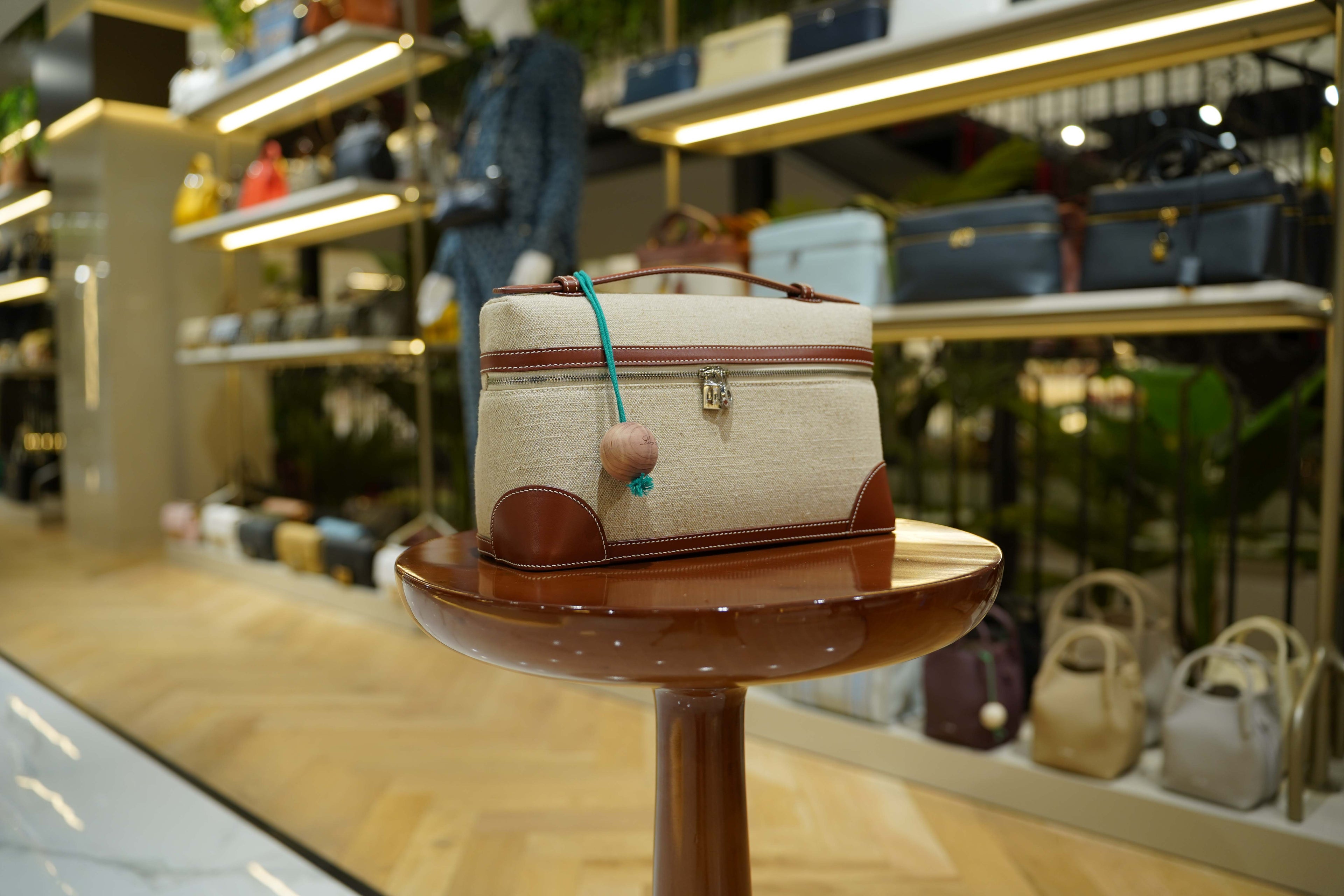 Loro Piana | Extra Bag L27 – Canvas – Beige – Gold Hardware