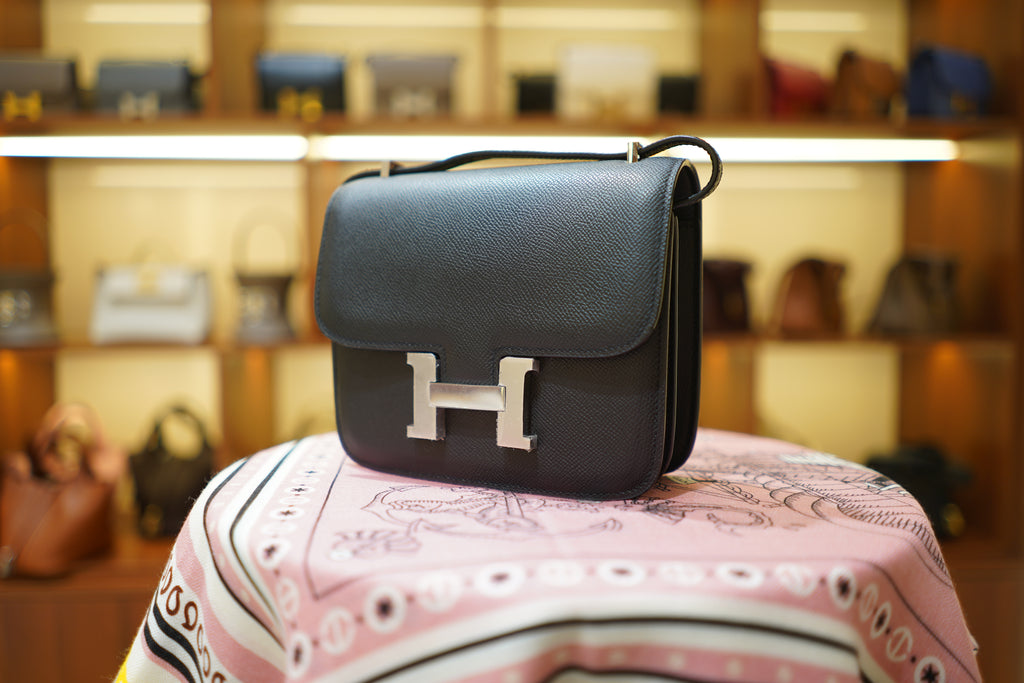 Hermes | Constance – Epsom – Black – Silver Hardware