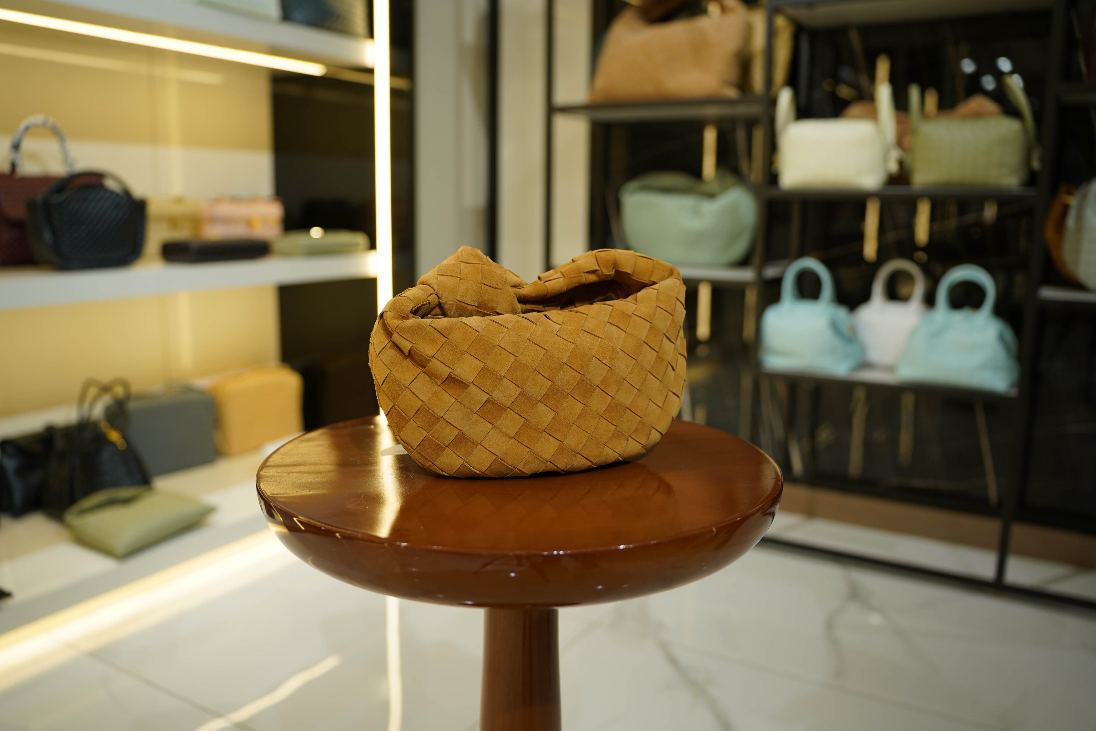 Bottega Veneta | Jodie – Nappa Leather – Caramel – Gold Hardware