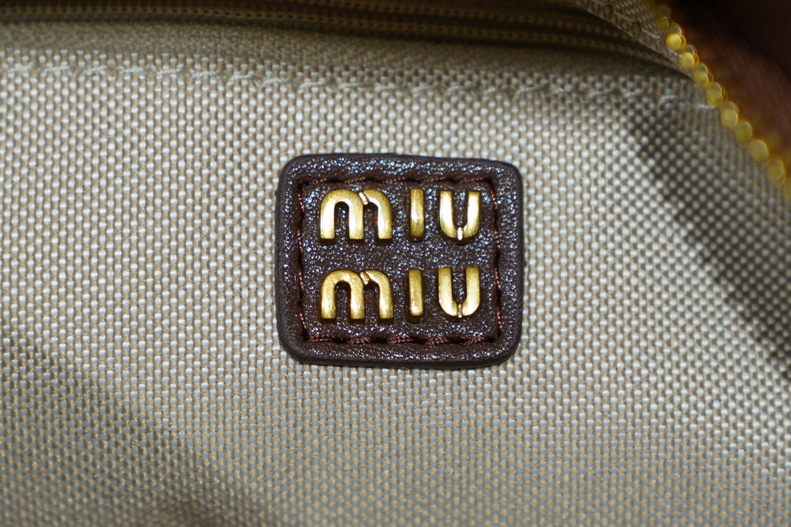 Miu Miu | Mini Bag (Mini) – Leather – Brown – Gold Hardware
