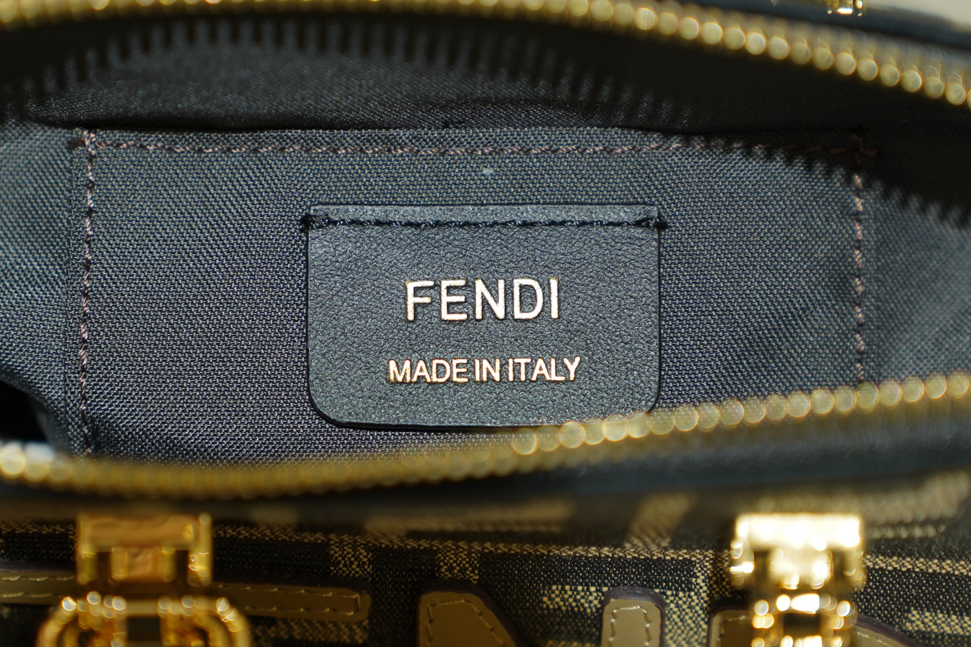 Fendi | By The Way Bag – Canvas – Brown – Gold Hardware