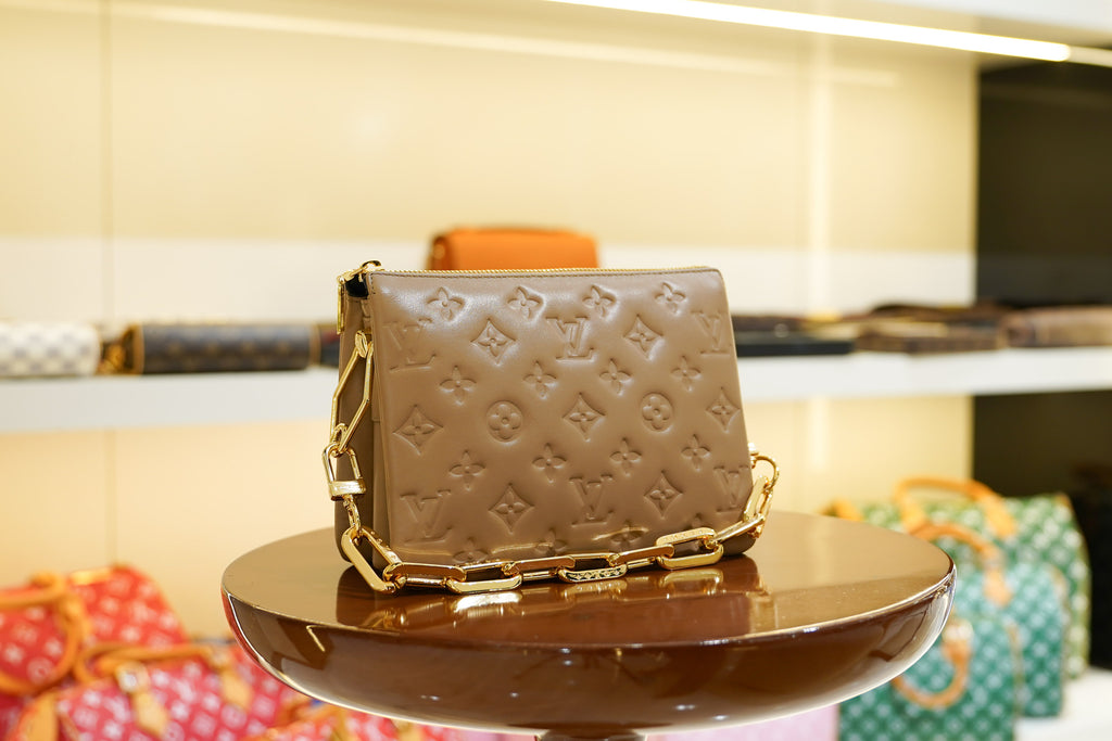Louis Vuitton | Coussin-Small – Leather – Brown – Gold Hardware