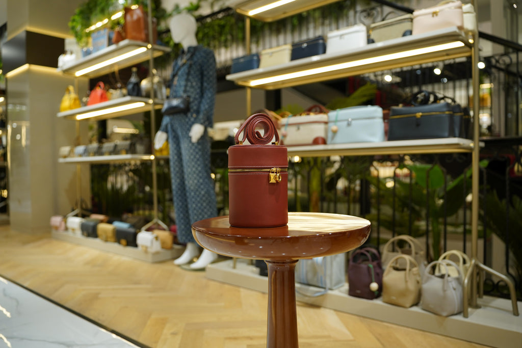 Loro Piana | Extra-Case – Leather – Red – Gold Hardware