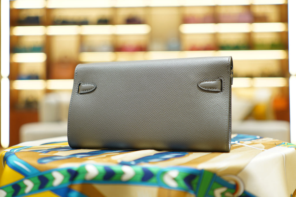 Hermes | Kelly – 28 – Epsom – Grey – Gold Hardware