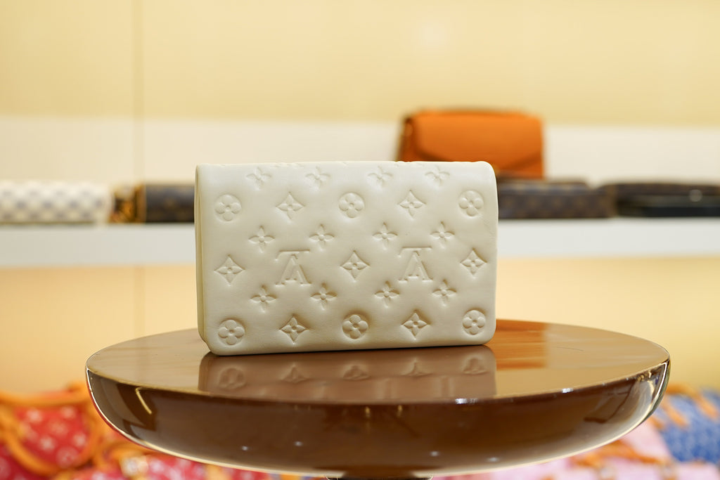 Louis Vuitton | Coussin-Mini – Leather – Cream – Gold Hardware
