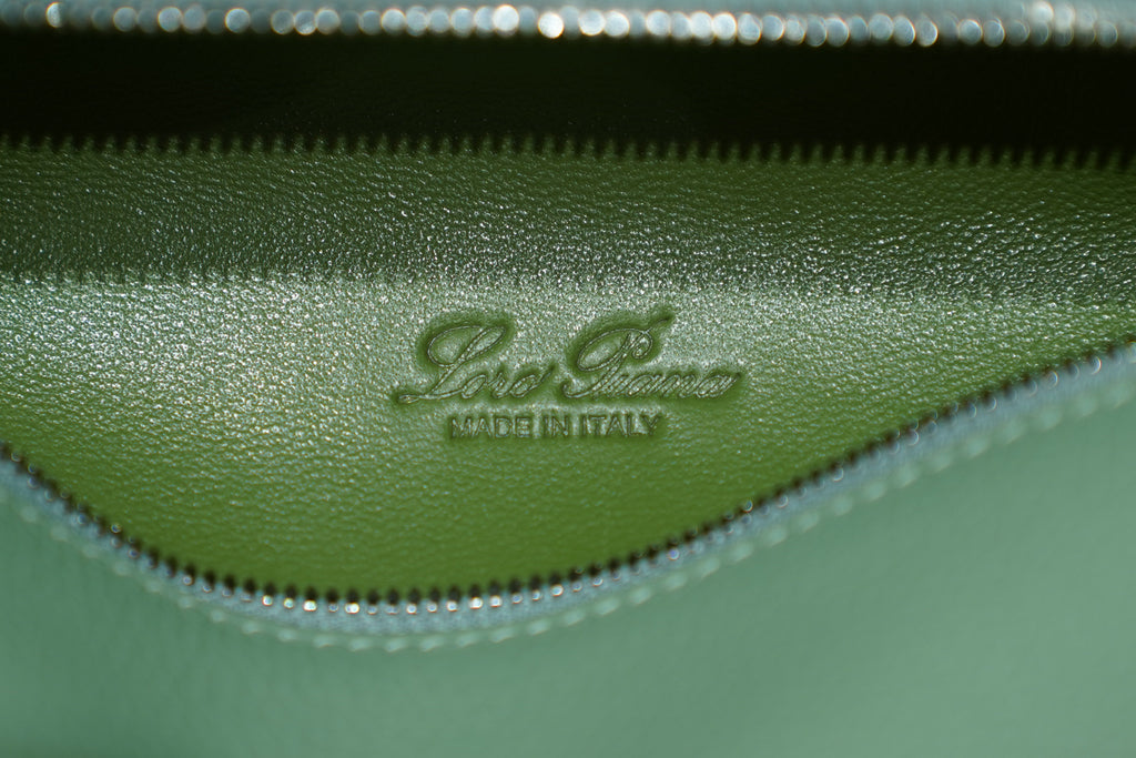 Loro Piana | Extra-Pocket-L19 – Leather – Mint Green – Silver Hardware