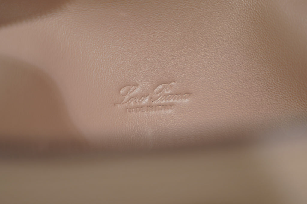 Loro Piana | Extra-Pocket-Backpack – Leather – Beige – Silver Hardware