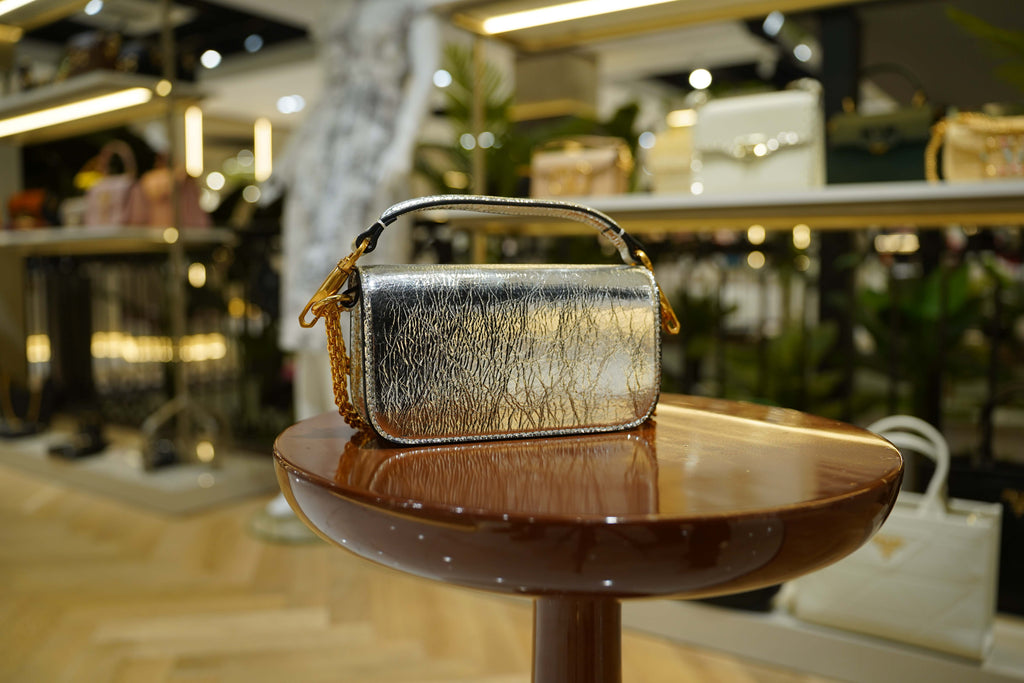 Valentino | Loco – Leather – Silver – Gold Hardware