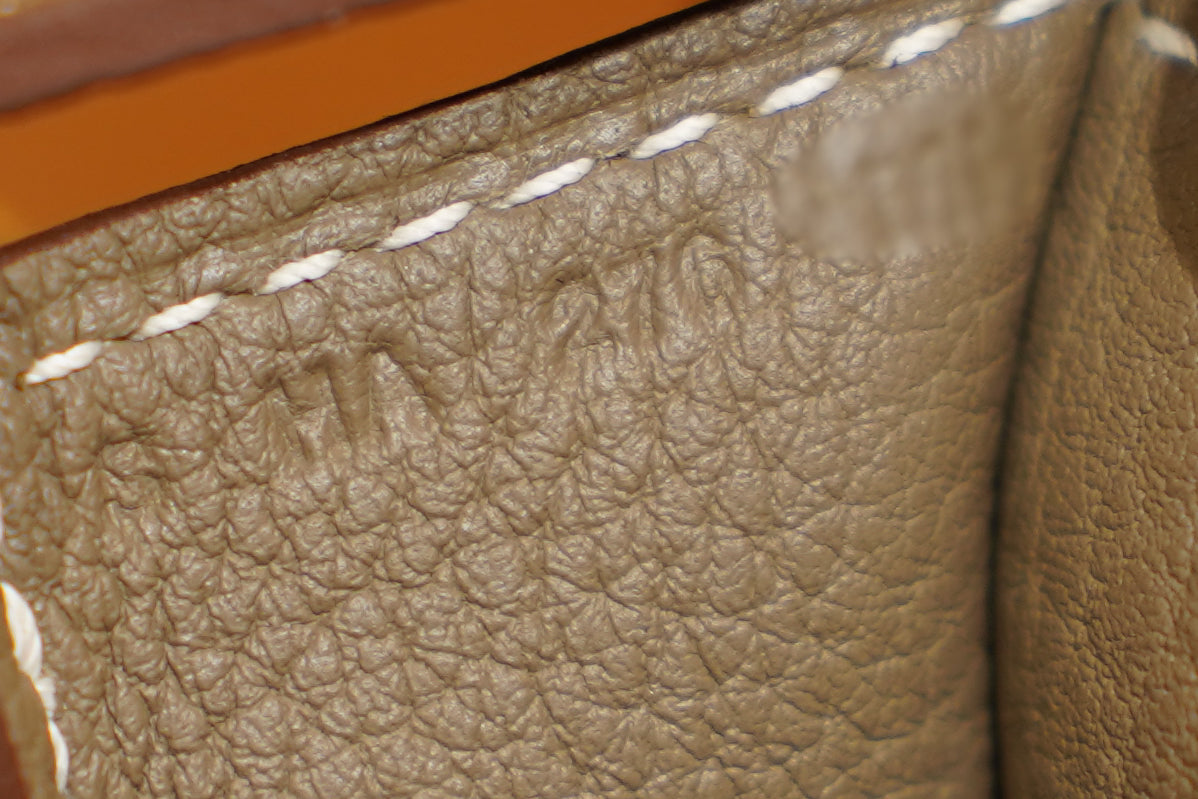 Hermes | Halzan 25 – Epsom – Taupe – Gold Hardware